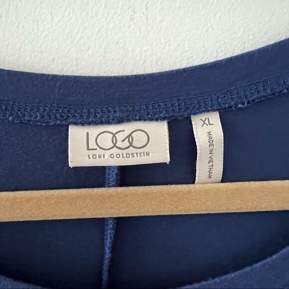 Logo By Lori Goldstein Chiffon Detail Tunic Top - Picture 8 of 9